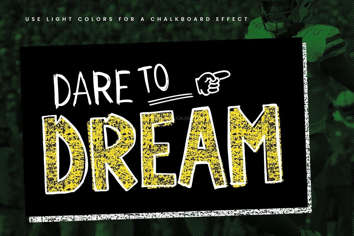 Sports Fan 手写标语英文字体